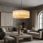 Valmont Alabaster Round Chandelier 39" by Bling Lighting Studio