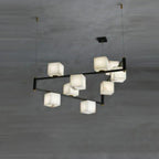 Lifang Alabaster Chandelier by Bling Lighting Studio