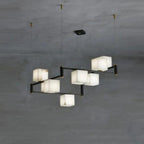 Lifang Alabaster Chandelier by Bling Lighting Studio
