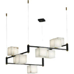 Lifang Alabaster Chandelier by Bling Lighting Studio