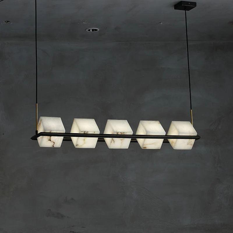Lifang Alabaster Chandelier by Bling Lighting Studio