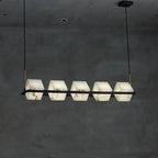 Lifang Alabaster Chandelier by Bling Lighting Studio