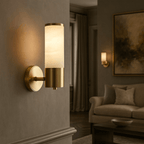 Sierra Alabaster Wall Sconce detail view