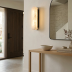 Luxury Alabaster Vertical Wall Lamp
