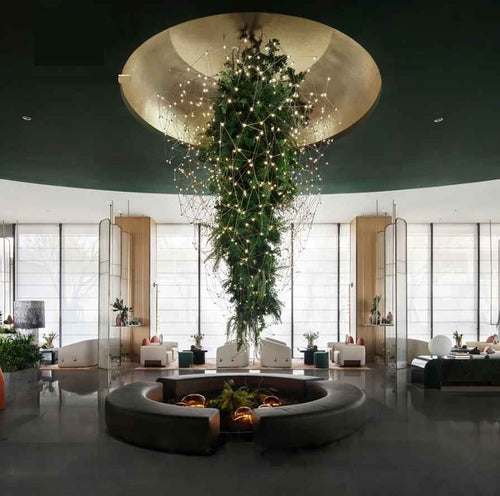 Lucia Tree Branch Chandelier for Foyer by Bling Lighting Studio