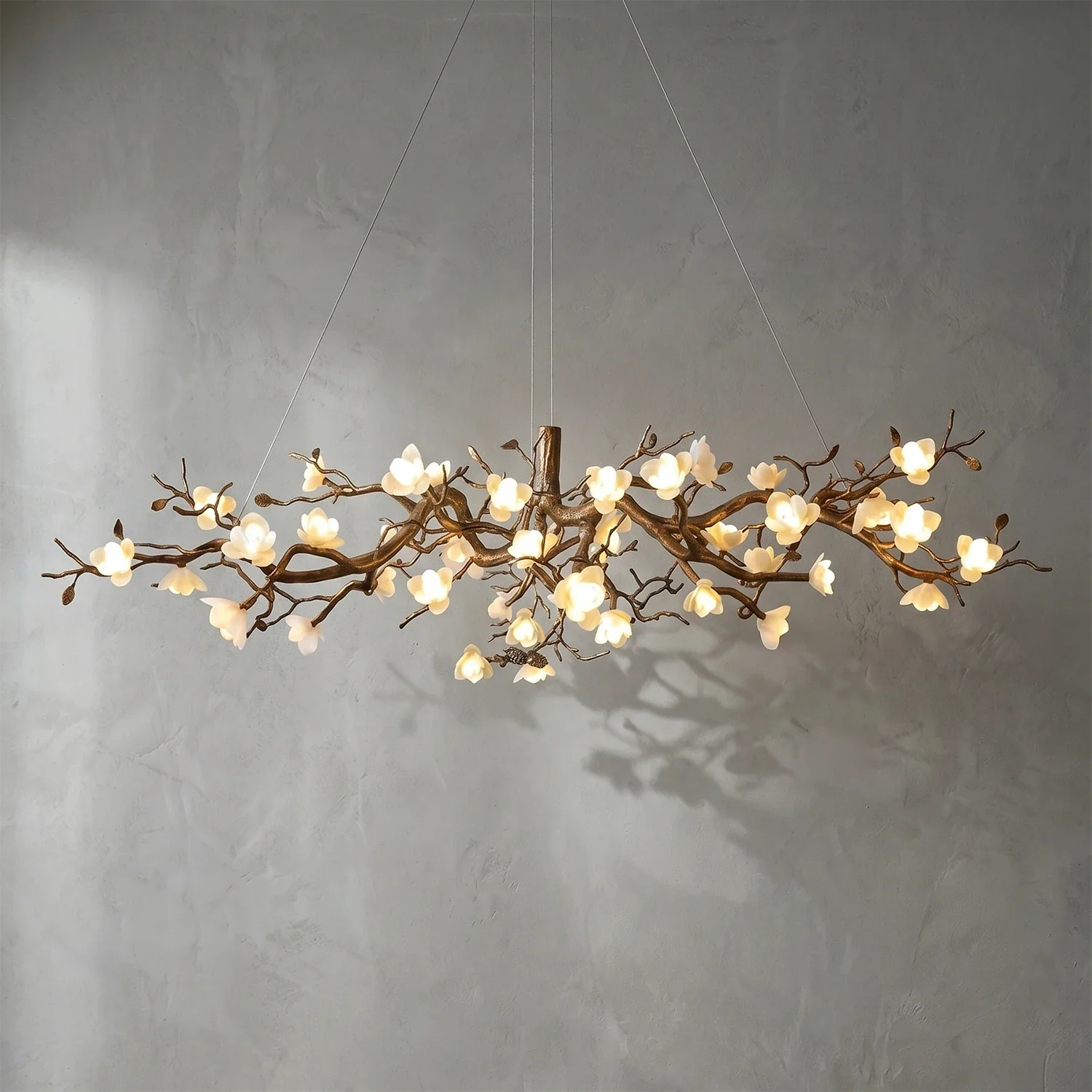 Magnolia Luxury Floral Branch Chandelier