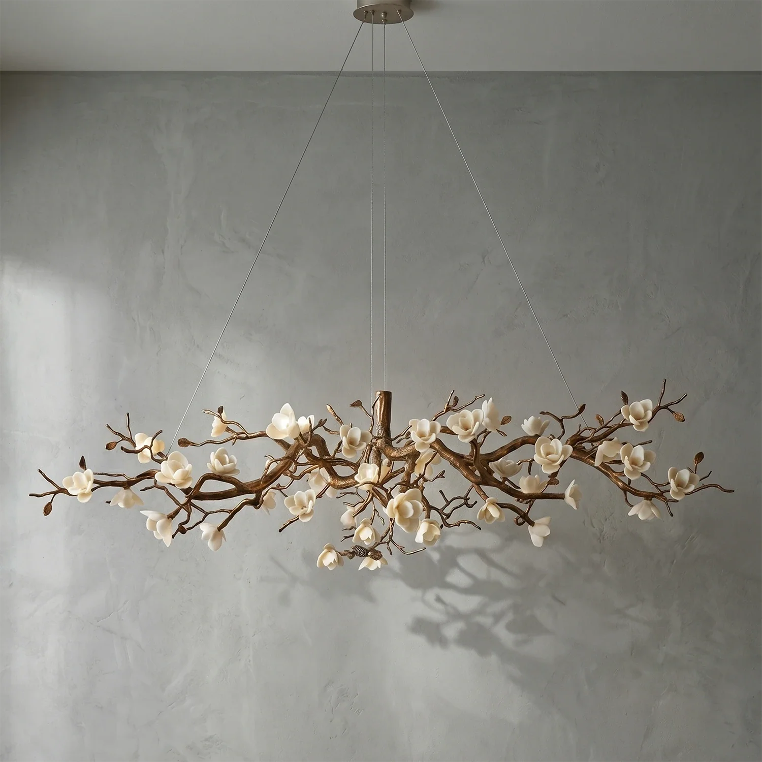 Magnolia Luxury Floral Branch Chandelier