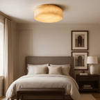 Milton Alabaster Flush Mount chandelier material and finish detail