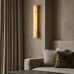 Linden Alabaster Wall Sconce by Bling Lighting Studio
