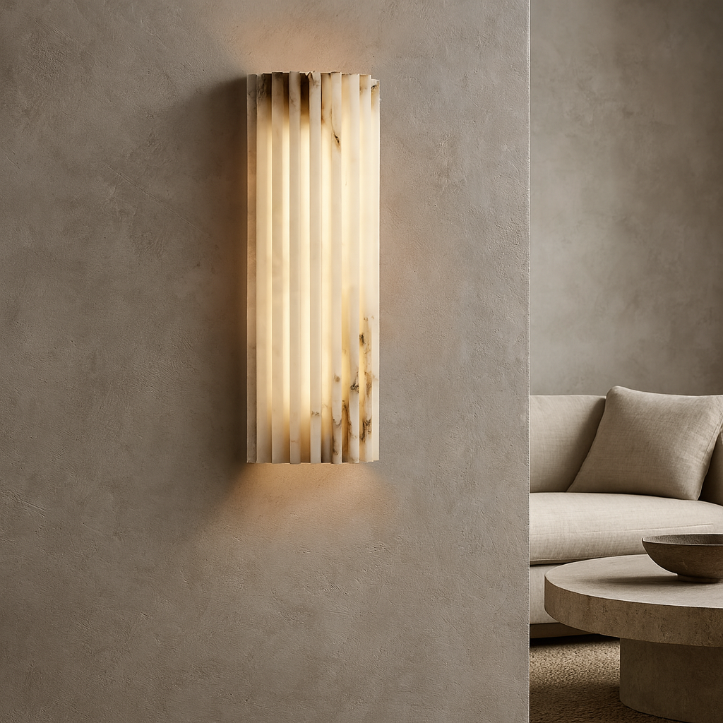 Marlo Alabaster Wall Sconce 12" by Bling Lighting Studio