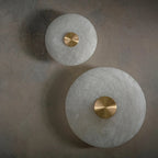 Solena Alabaster Disc Wall Sconce product image