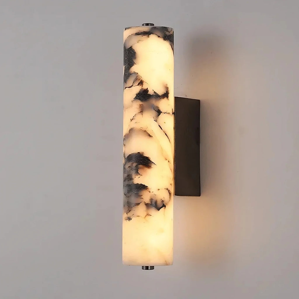 Valmont Alabaster Cylinder Wall Sconce additional product view
