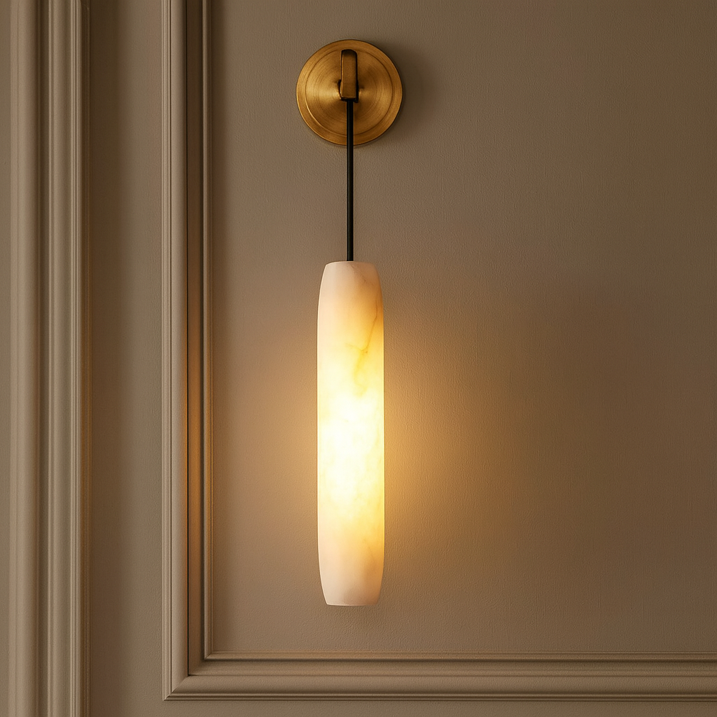 Moonshade Alabaster Pendant Wall Sconce product image