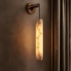 Moonshade Alabaster Pendant Wall Sconce detail view