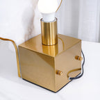 Modern Alabaster And Brass Table Lamp