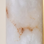 Modern J-Shape Alabaster Wall Sconce