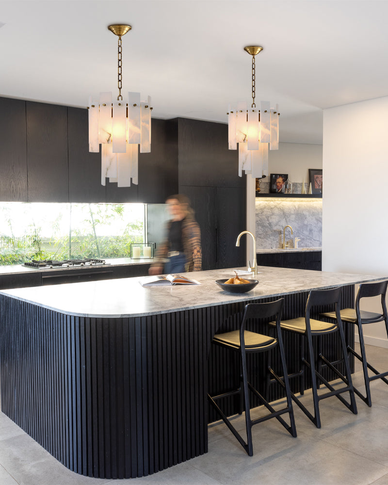 Tiered Alabaster Cluster Chandelier product image