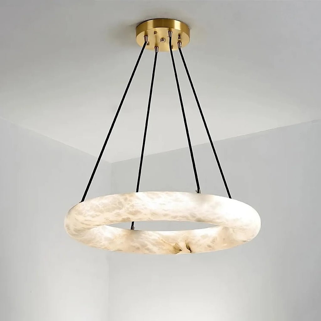 Trenton Alabaster Chandelier 20" additional product view