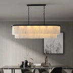 Natural Alabaster Chandelier