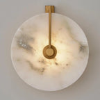 Natural Alabaster Disc LED Wall Sconce