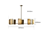 Spanish Alabaster Linear Chandelier