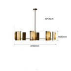 Spanish Alabaster Linear Chandelier