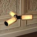 Lumière Alabaster & Glass Pendant by Bling Lighting Studio