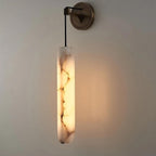 Moonshade Alabaster Pendant Wall Sconce by Bling Lighting Studio