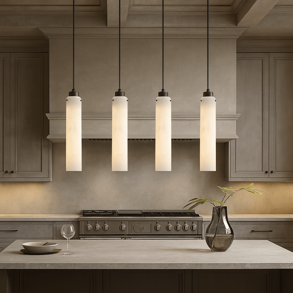 Noir Alabaster Pendant by Bling Lighting Studio