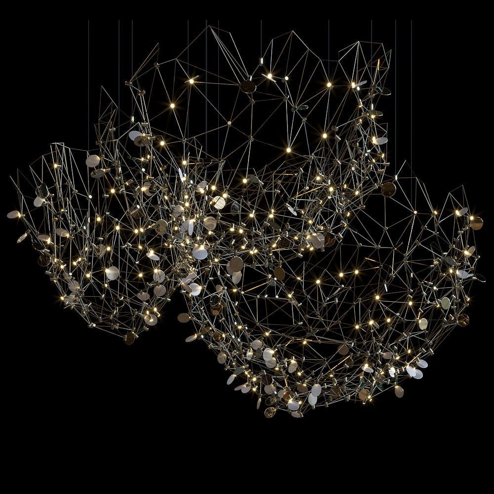 Black Gold Constellation Chandelier