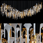 Crystal Calla Reed Chandelier