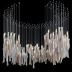 Crystal Spire Bar Chandelier