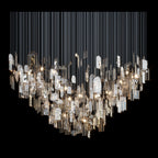 Mirror Window Panel Chandelier