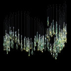 Crystal Drop Rain Chandelier