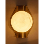 Alabaster Globe Wall Sconce