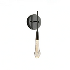 Raindrop Glass Solitaire Wall Lamp