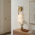 Raindrop Glass Solitaire Wall Lamp