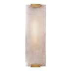 Rectangular Natural Alabaster Wall Sconce by Bling Lighting Studio
