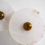 Round Alabaster Wall Lamp