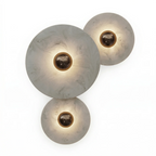 Round Alabaster Wall Lamp