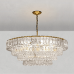 Ghiaccio Round Chandelier by Bling Lighting Studio