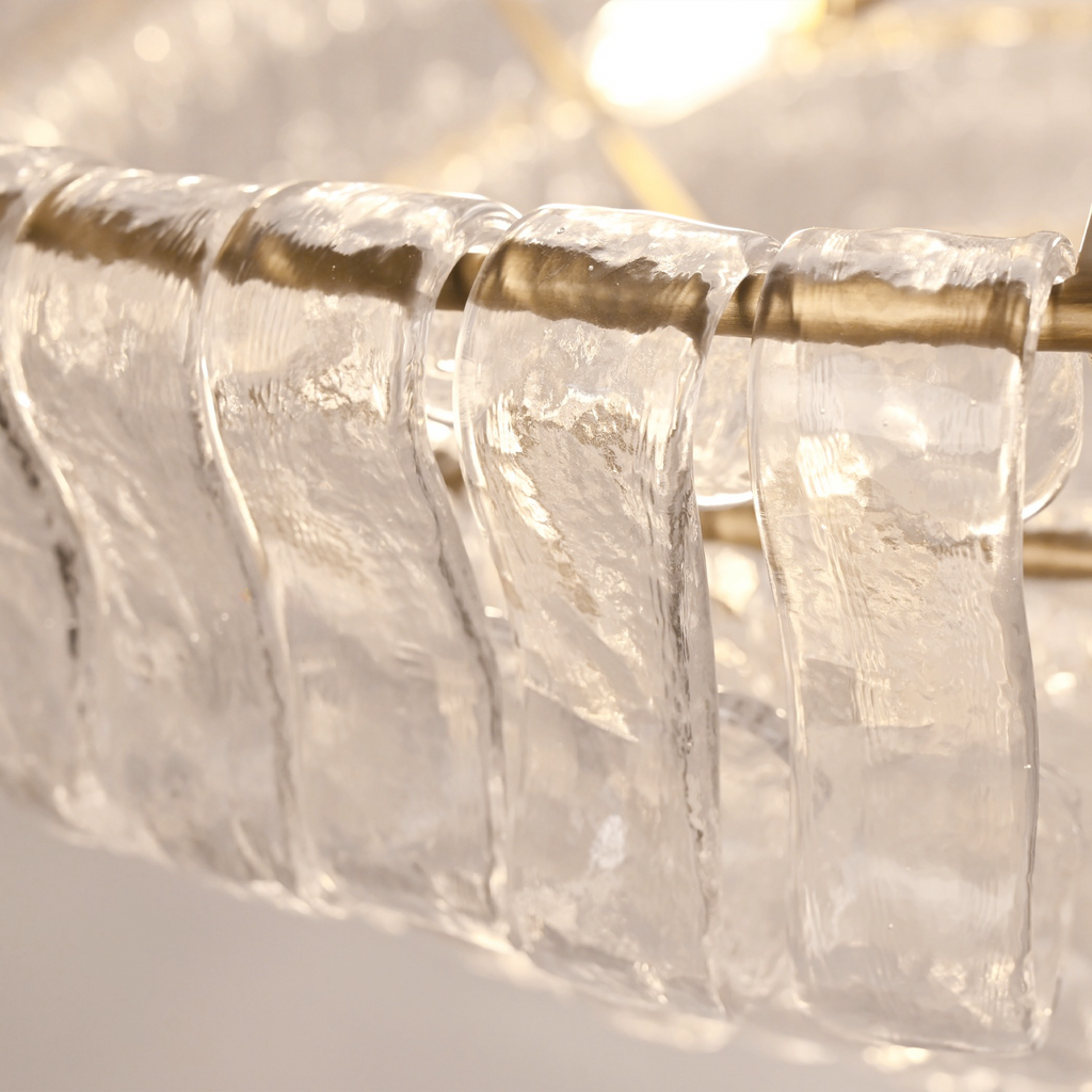 Ghiaccio Round Chandelier by Bling Lighting Studio