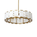 Rovira Alabaster Chandelier by Bling Lighting Studio