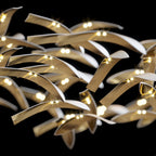Gold Wing Flight Chandelier