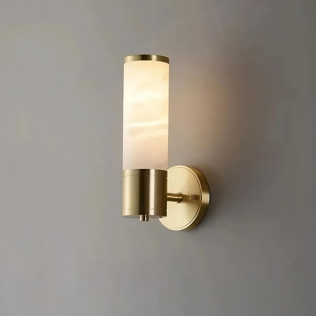 Sierra Alabaster Wall Sconce by Bling Lighting Studio