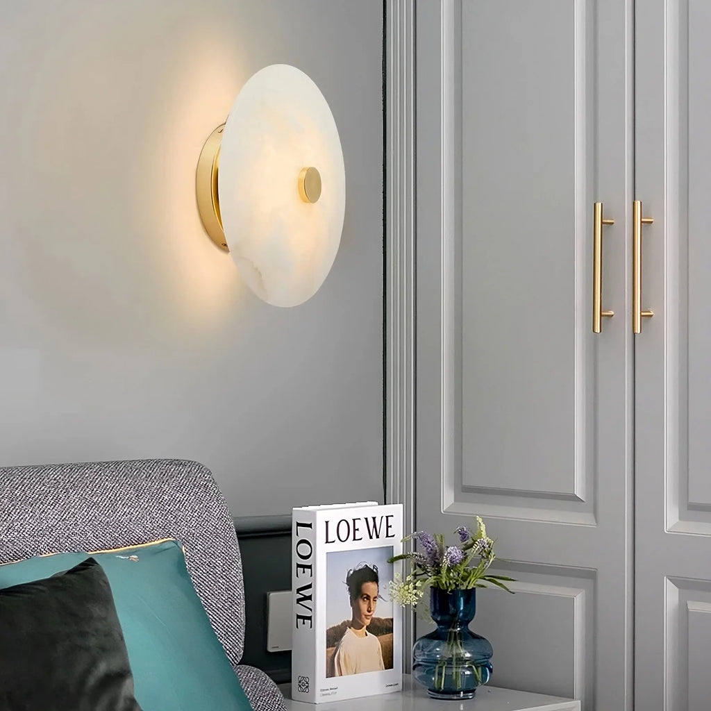 Witney Alabaster & Copper Wall Sconce product image